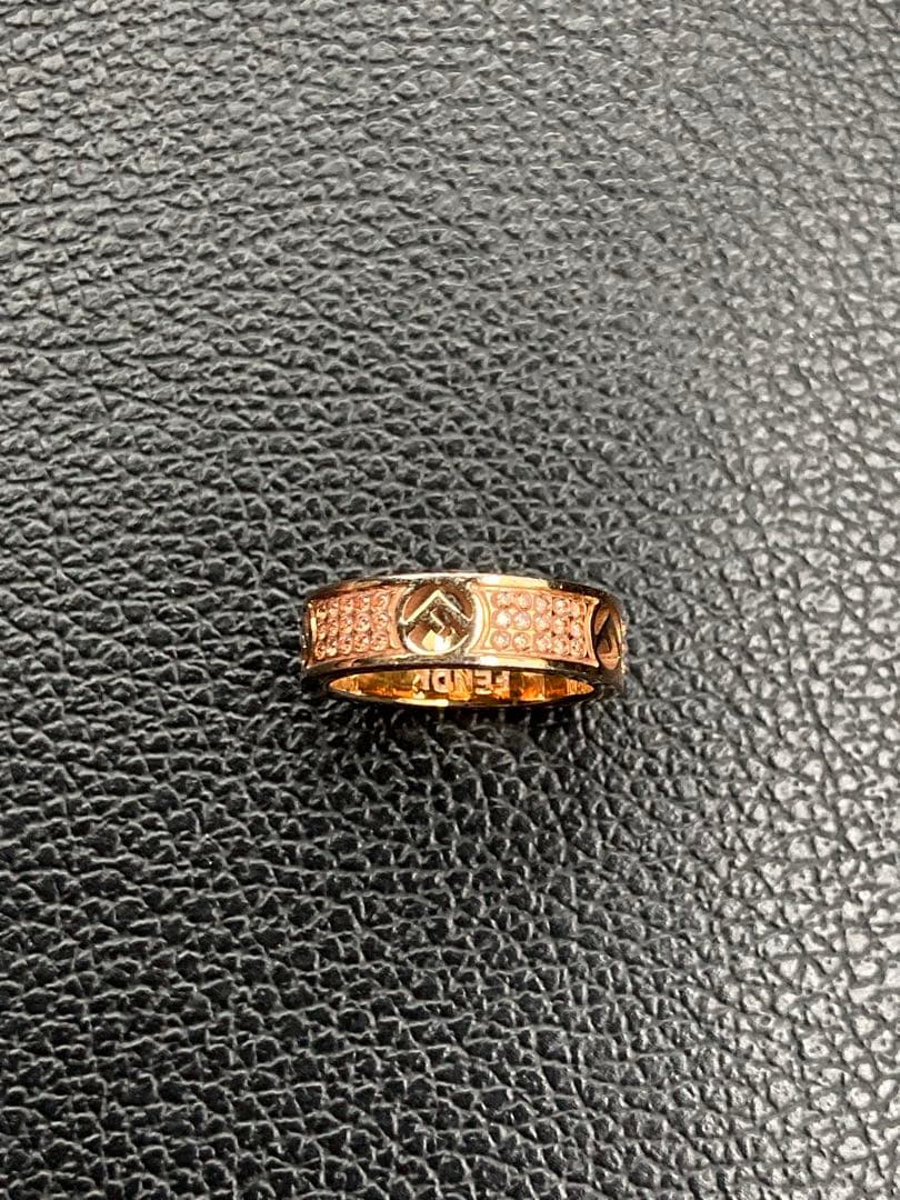 FENDI F IS Logo Gold Ring フェンディ 指輪