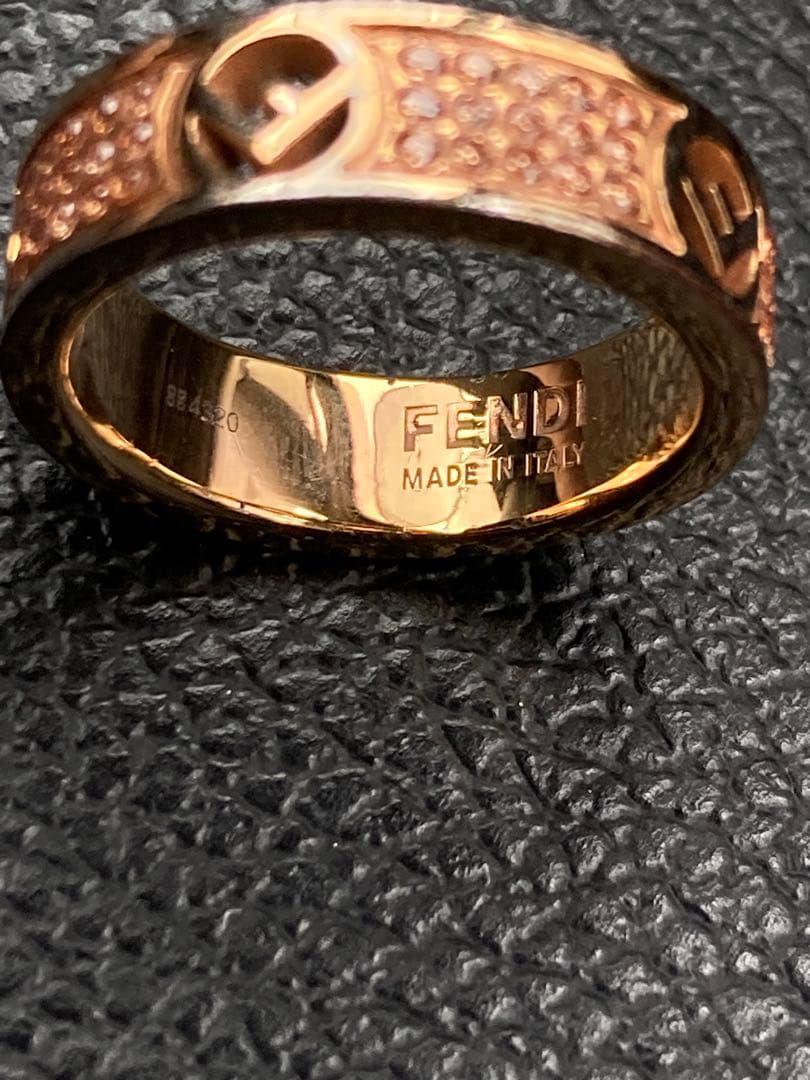 FENDI F IS Logo Gold Ring フェンディ 指輪