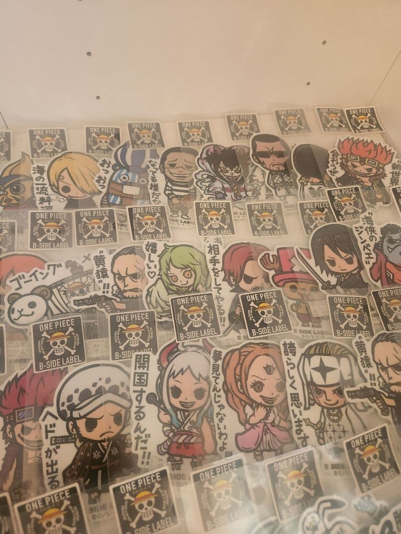 b-side label ステッカー ONE PIECEまとめ売り