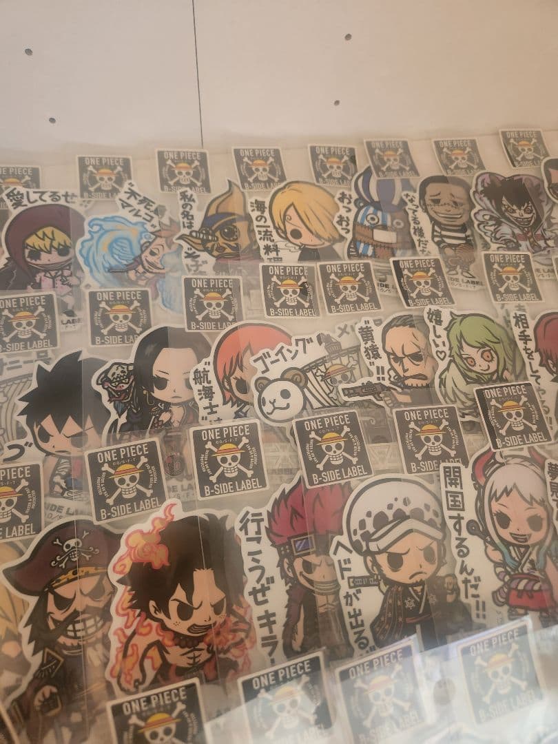 b-side label ステッカー ONE PIECEまとめ売り