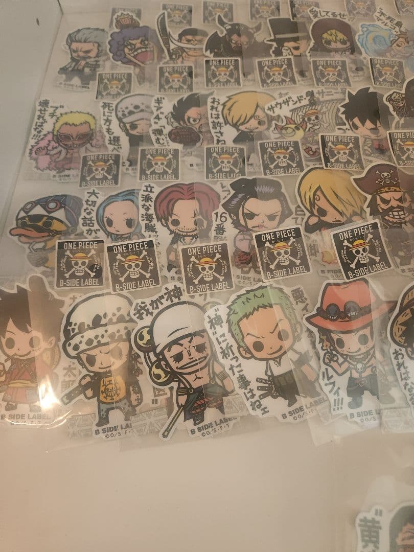 b-side label ステッカー ONE PIECEまとめ売り