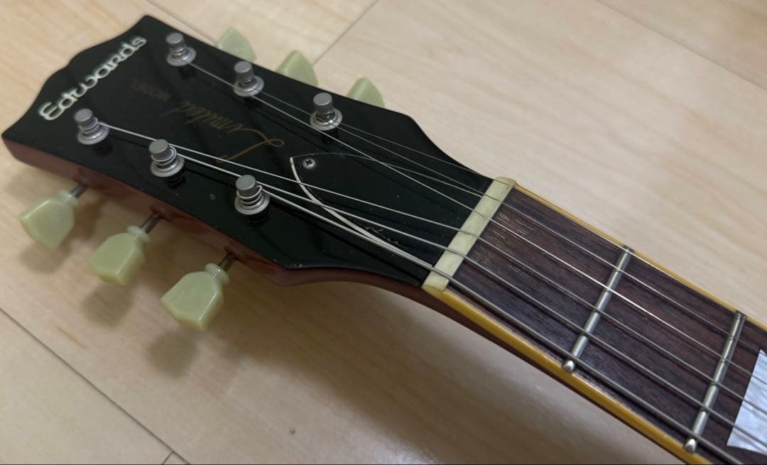 値下げ／EDWARDS レスポール／E-LP-STD／チェリーサンバースト／軽量