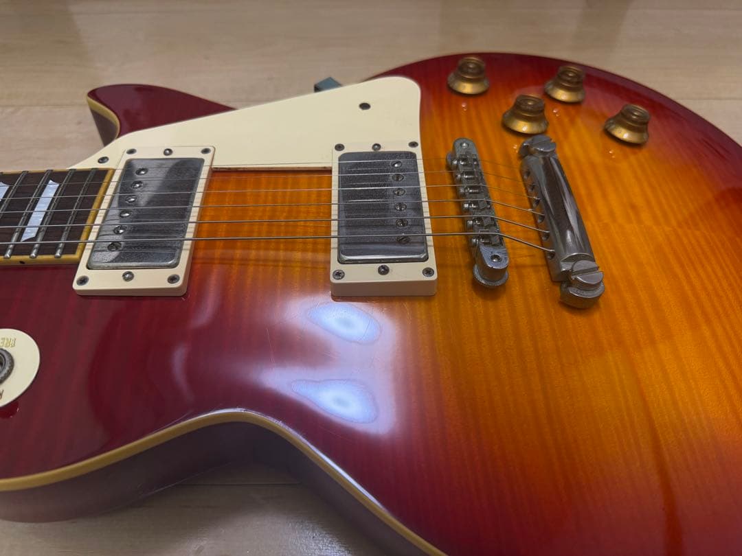 値下げ／EDWARDS レスポール／E-LP-STD／チェリーサンバースト／軽量