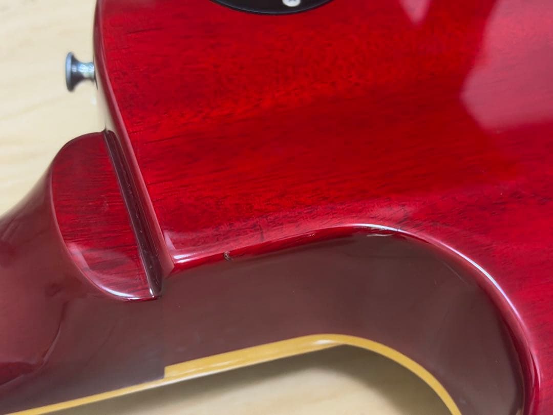 値下げ／EDWARDS レスポール／E-LP-STD／チェリーサンバースト／軽量