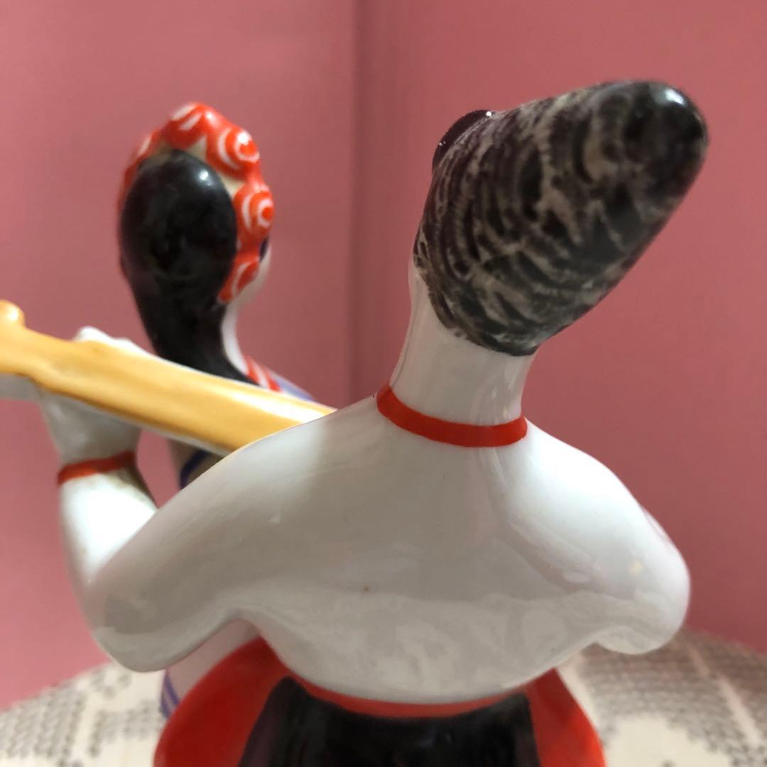 ロシア製 磁器像 ダンサー ビンテージ