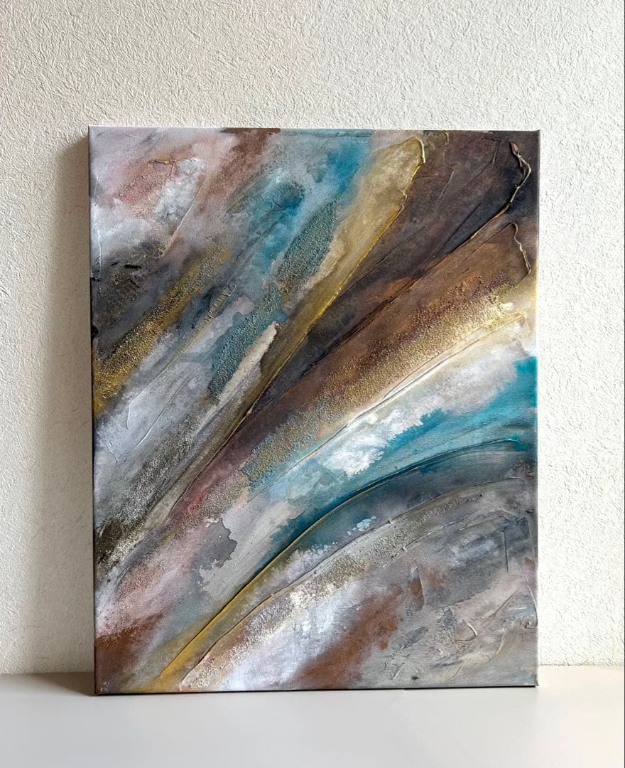 Texture Art／50×40cm テクスチャー N.キャンバスボード f - メルカリ