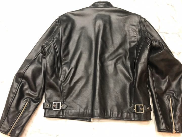 SCHAFFEN馬革ジャン 美品 SCHAFFEN Lサイズ 馬革 シングルライダース