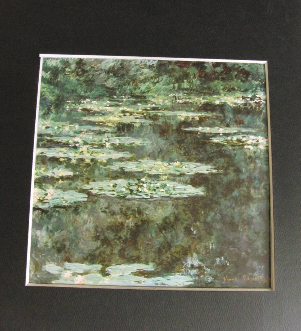 クロード・モネ、「Water Lilies」、厳選、希少大判画集・額装画