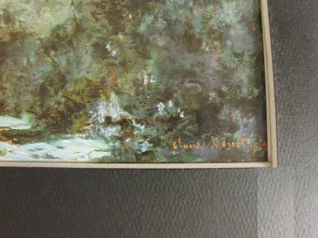 クロード・モネ、「Water Lilies」、厳選、希少大判画集・額装画