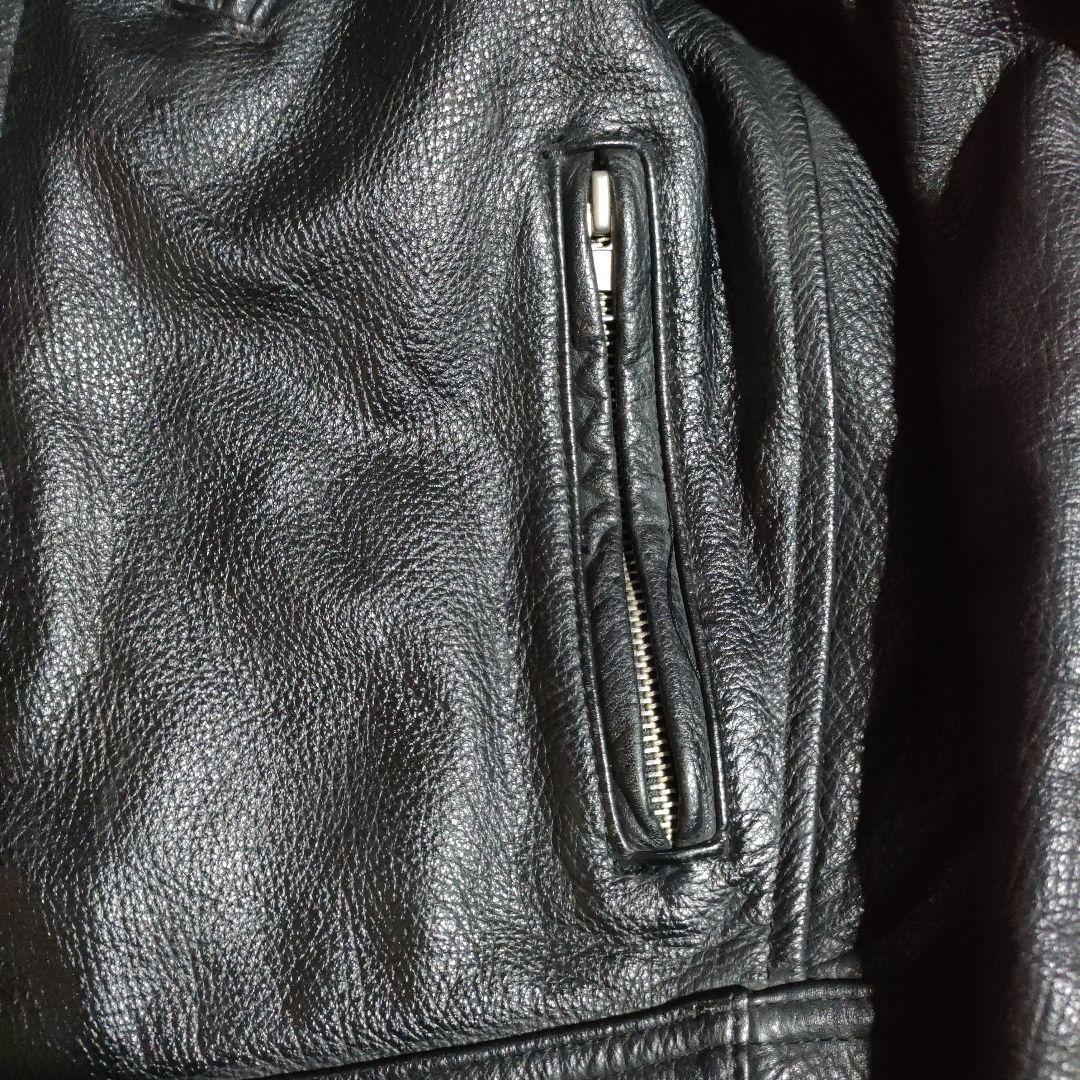 美品レアモデル KADOYA Ksleather シングルライダースМシボ本革