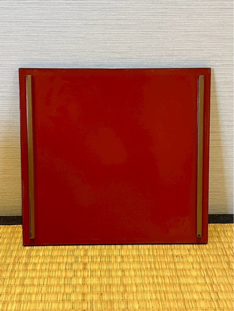 時代漆器 扇面金銀高蒔絵 三段重箱 / 加賀蒔絵 木製漆器 茶懐石道具