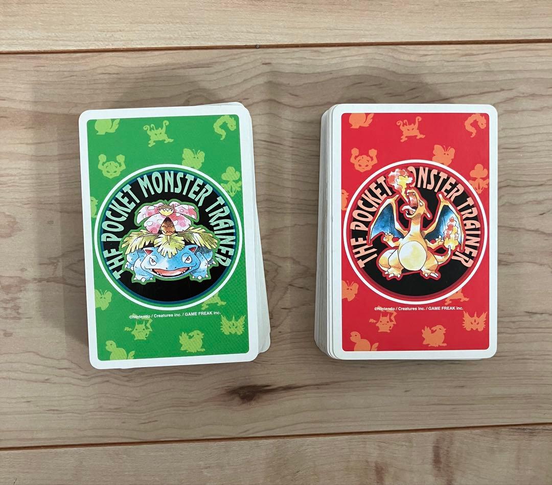 初代 ポケットモンスター トランプ 緑 赤 54枚×2 ポケットモンスター