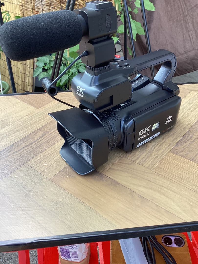 6Kデジタル ビデオカメラ ULTRA　HD Wi-Fi機能付き