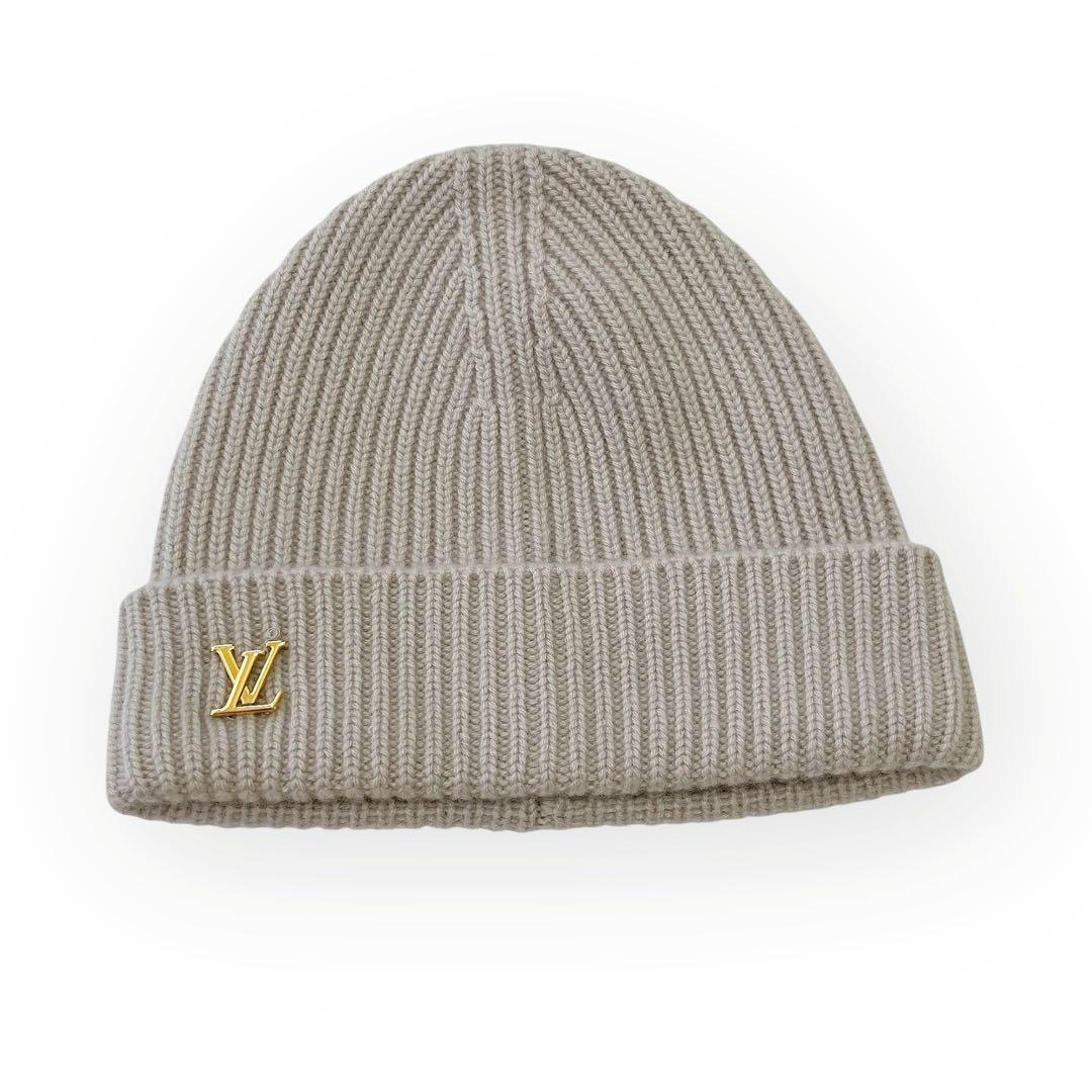 ヴィトン ボネ・LVボア カシミヤ ニットキャップ M78970 ビーニー LV