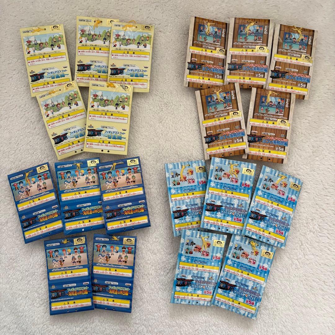 【新品】ワンピース　非売品　フィギュアマスコット　全4種編　貴重　レア