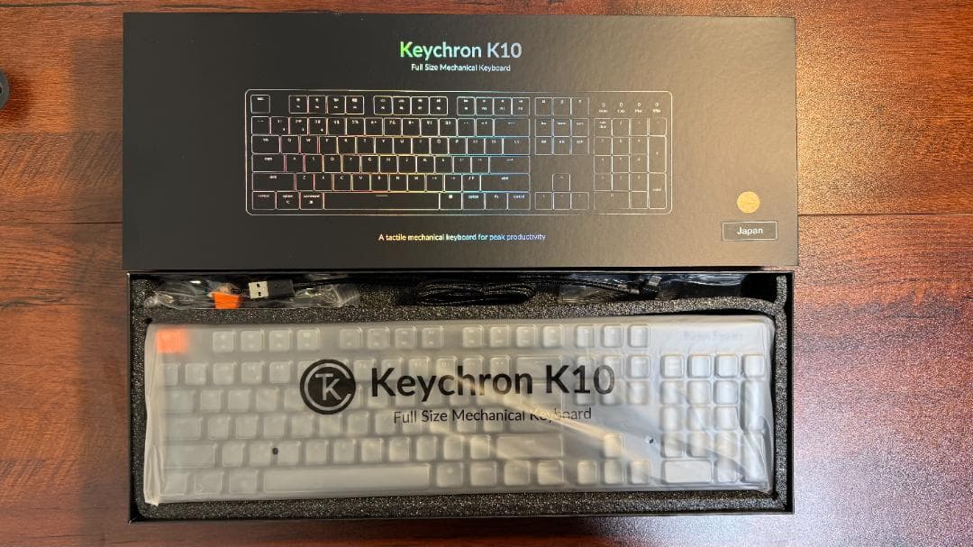 新品未使用】Keychron K10(K10-A3-US)(US配列/茶軸)