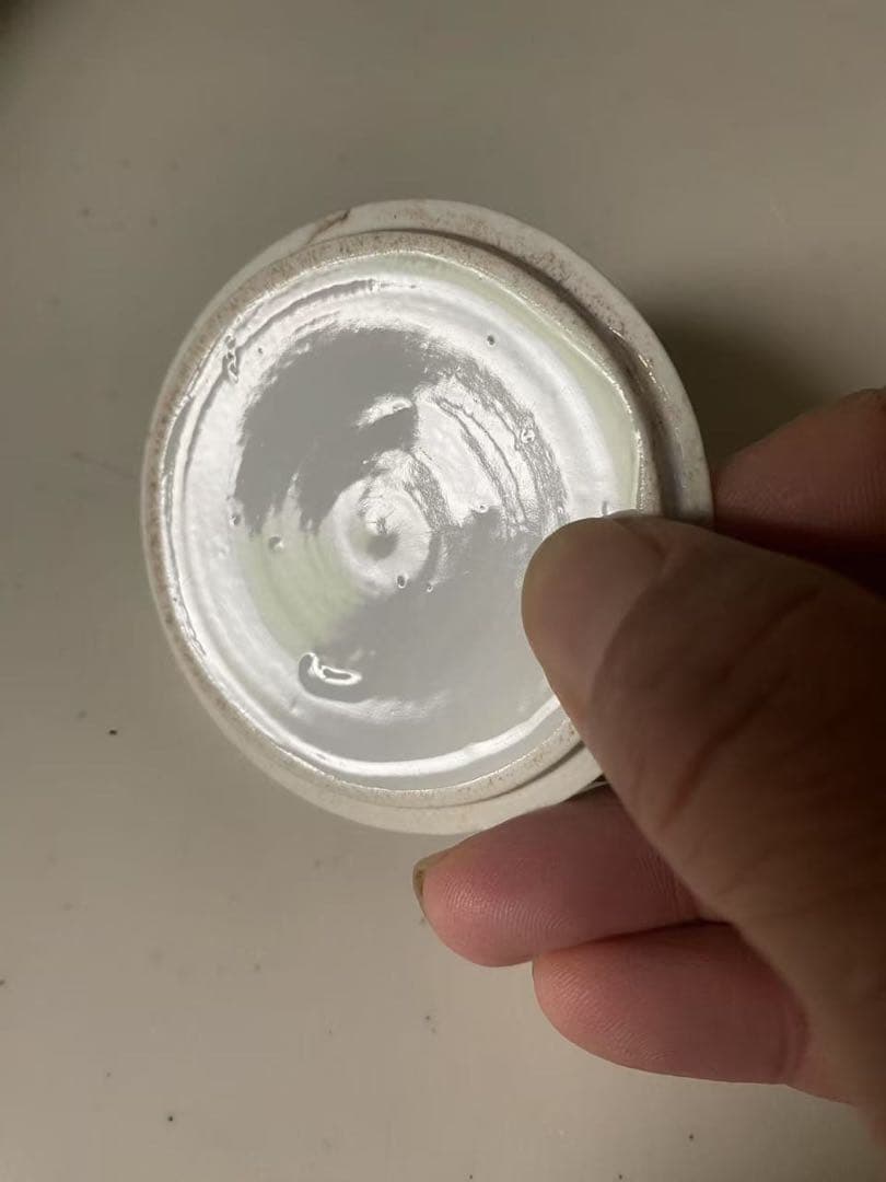 中国美術 德化窯 白磁寿桃鈕雙獅耳鼓釘茶叶罐 蓋物 陶器