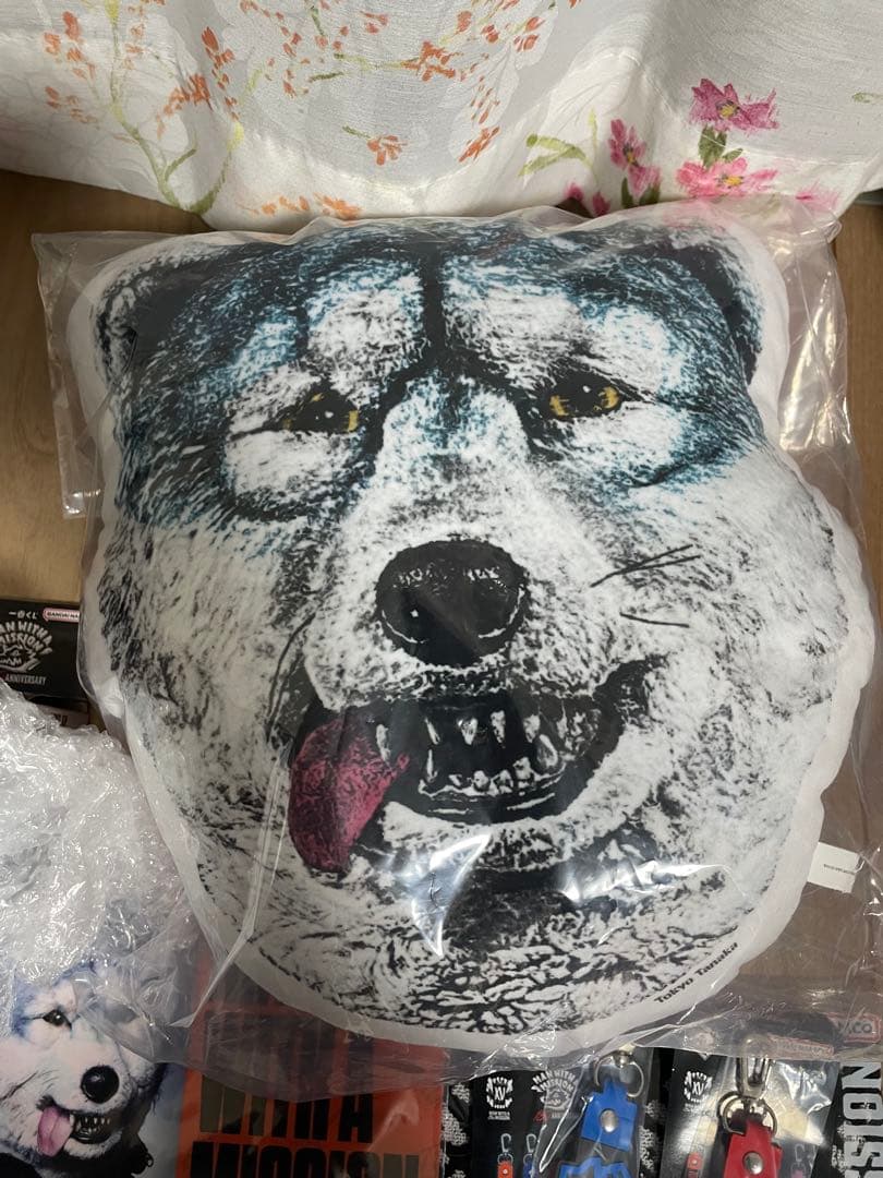 マンウィズ 一番くじ Tokyo Tanaka フェイスクッション マグネット