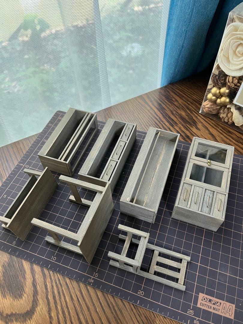 ✳︎no.397 ドールハウス用木製家具セット✳︎ シルバニア ミニチュア 家具