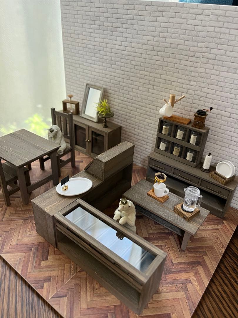 ✳︎no.397 ドールハウス用木製家具セット✳︎ シルバニア ミニチュア 家具