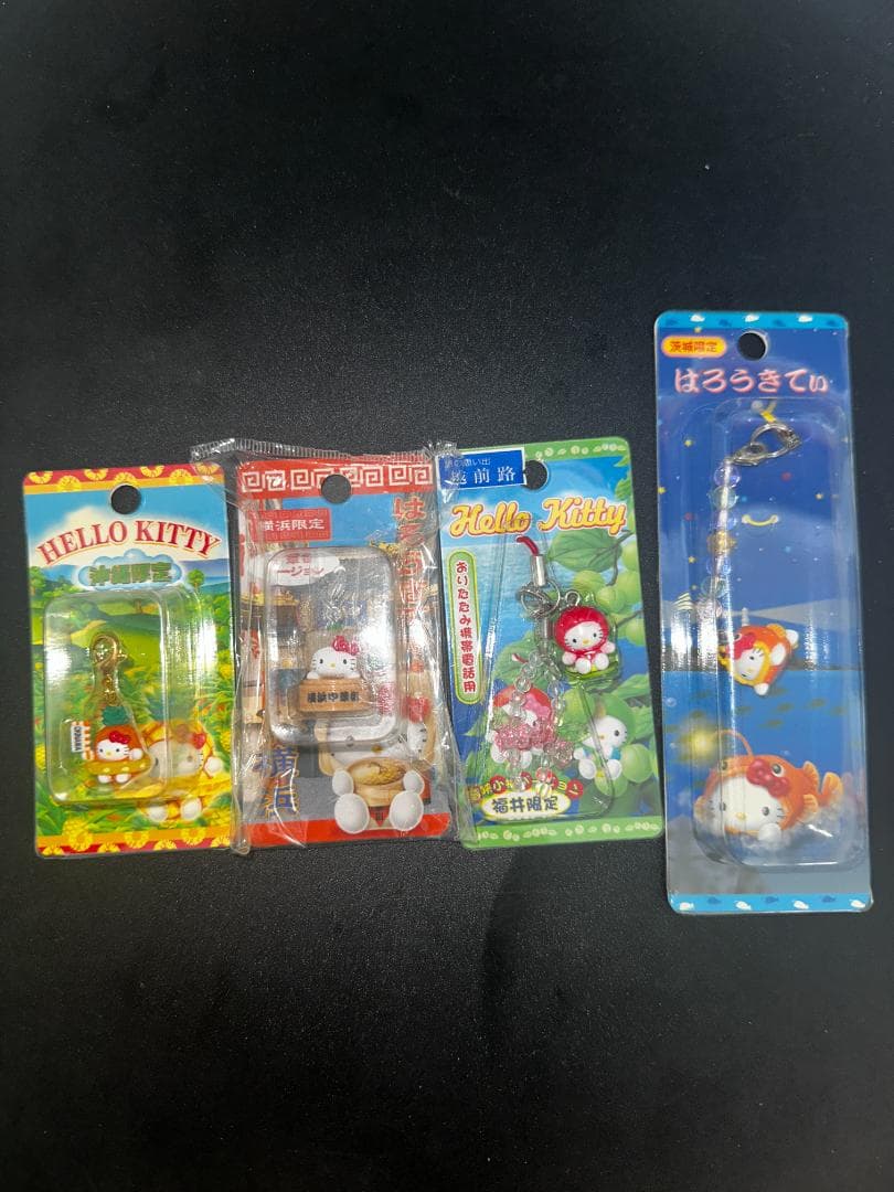s*e様 #1-1278749 ハローキティ フィギュアストラップ 4個セット