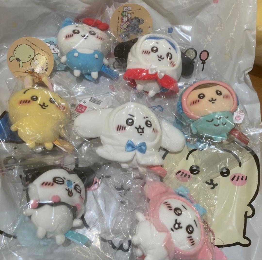ちいかわ×サンリオキャラクターズ ぷちミニマスコット 7点セット ちい