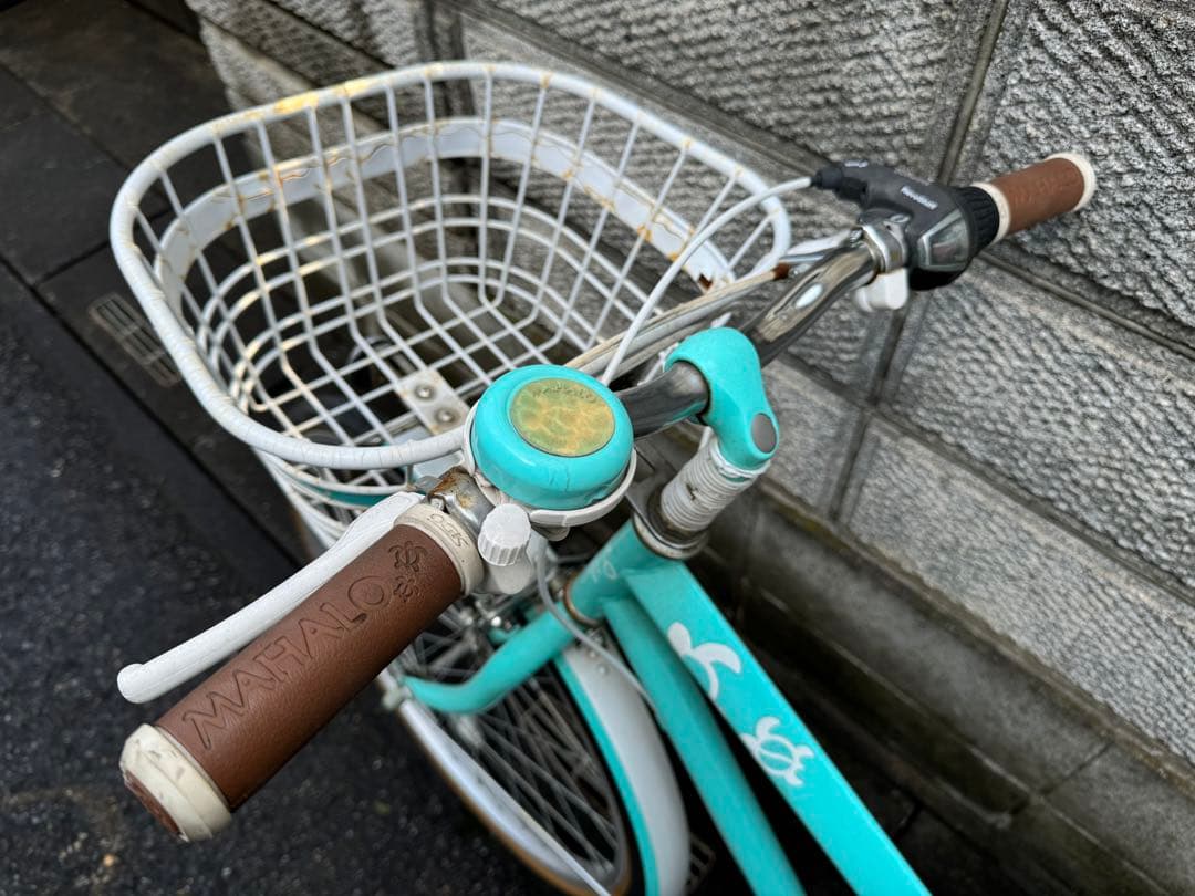 イオンバイク マハロジュニア 6段 24型 子供用自転車 グリーン 手渡しのみ