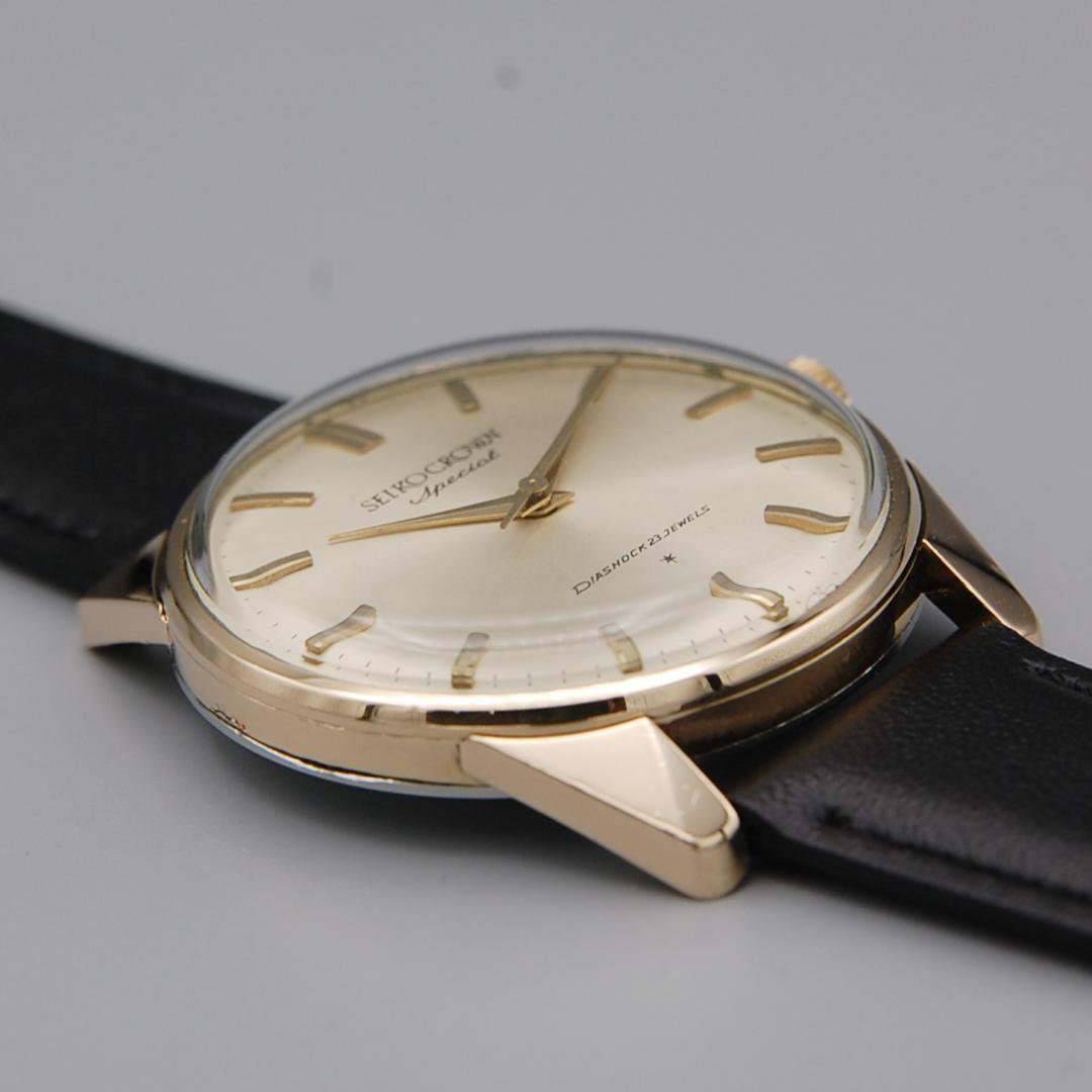 【OH済み】セイコー クラウンスペシャル 手巻き時計 アンティーク【美品】