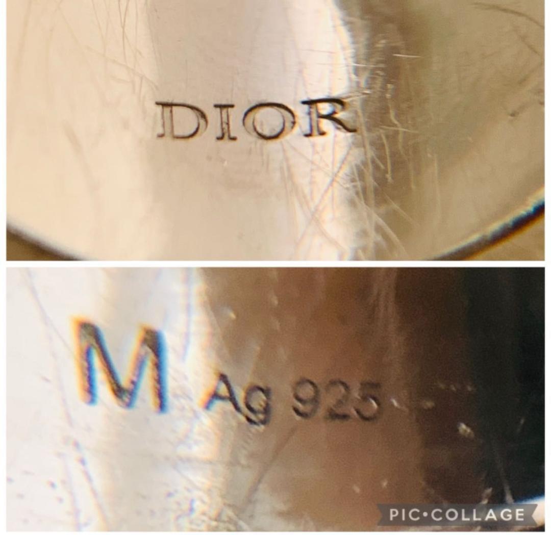 クリスチャンディオール オブリーク シグネット リング 指輪 925 19号