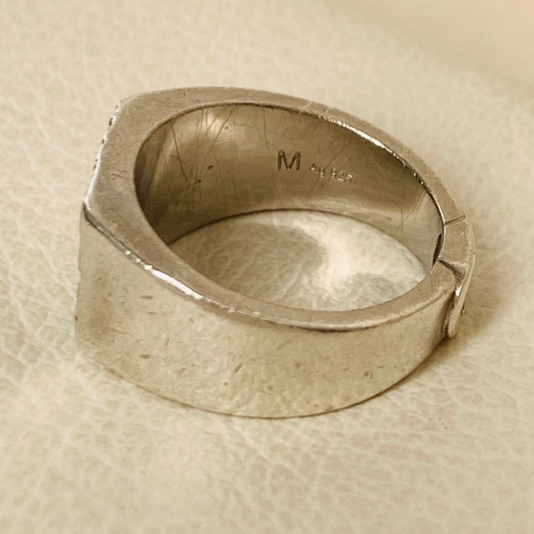 クリスチャンディオール オブリーク シグネット リング 指輪 925 19号