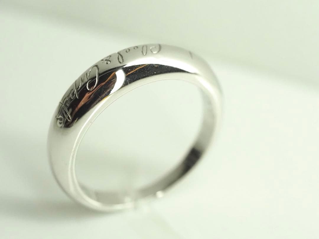 ヴァンクリーフ&アーペル　18ktWG アンフィニシニアチュールリング　15号