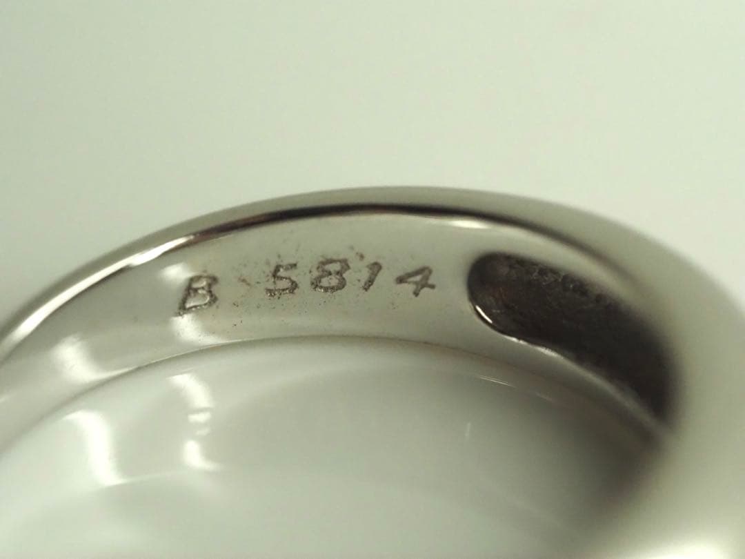 ヴァンクリーフ&アーペル　18ktWG アンフィニシニアチュールリング　15号