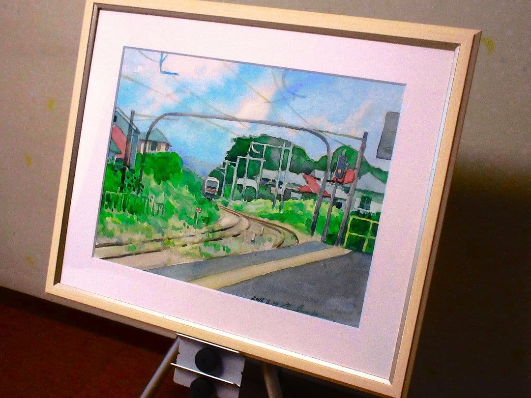 八高線(水彩画 F６号)