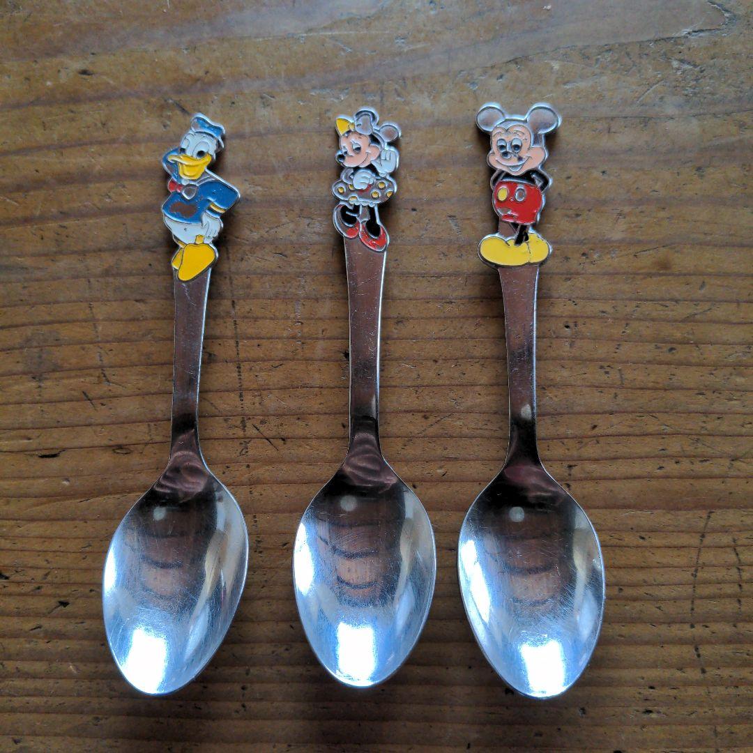 昭和レトロ ミッキーマウス スプーン 日本製 ミニー ドナルド