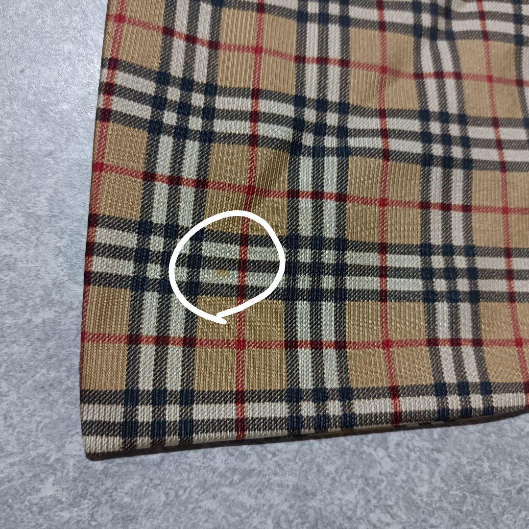 希少【Burberrys最高級ライン】バーバリーロンドン アスコットタイスカーフ
