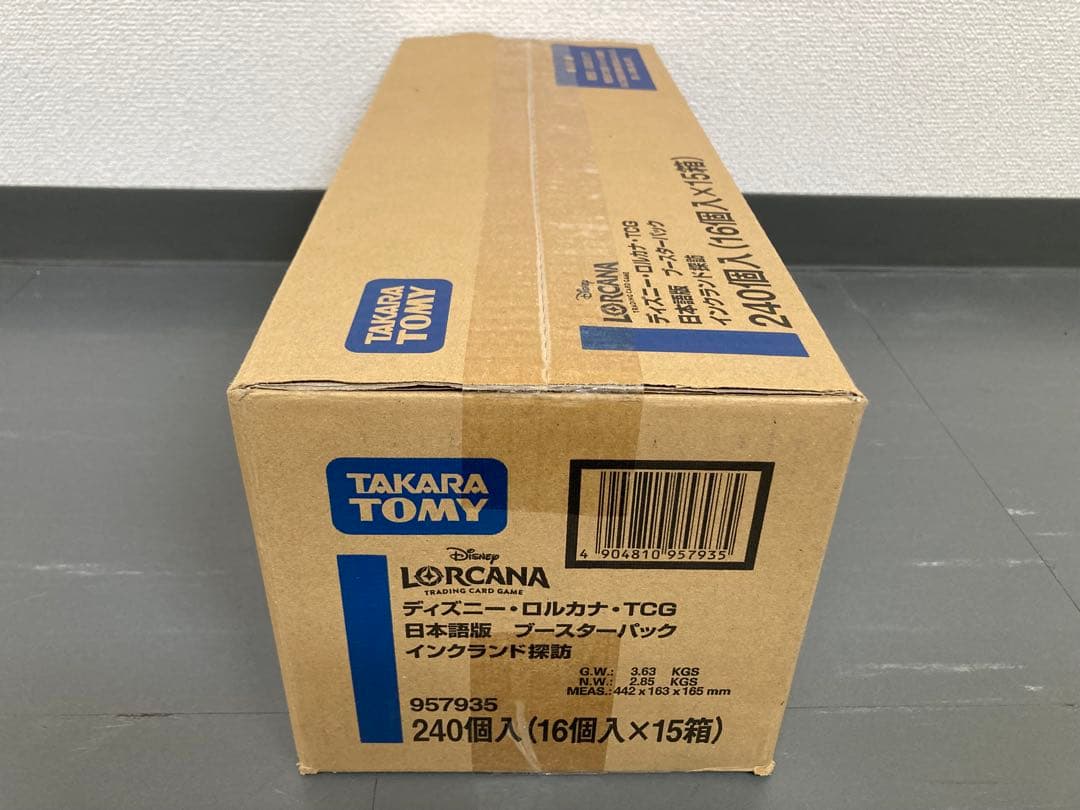 新品 カートン ディズニー ロルカナ TCG 日本語版 インクランド探訪