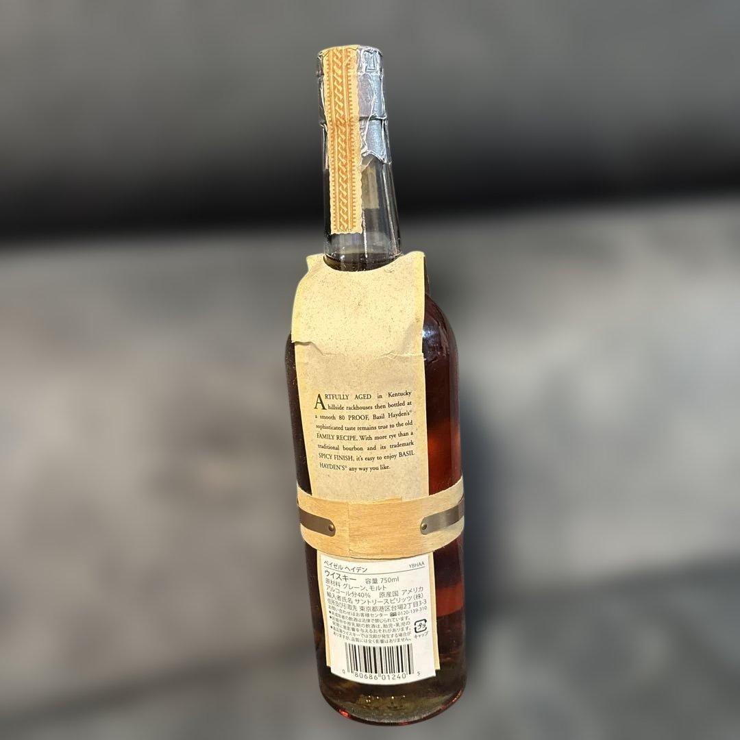 未開封 ベイゼルヘイデン バーボンウイスキー 旧ラベル