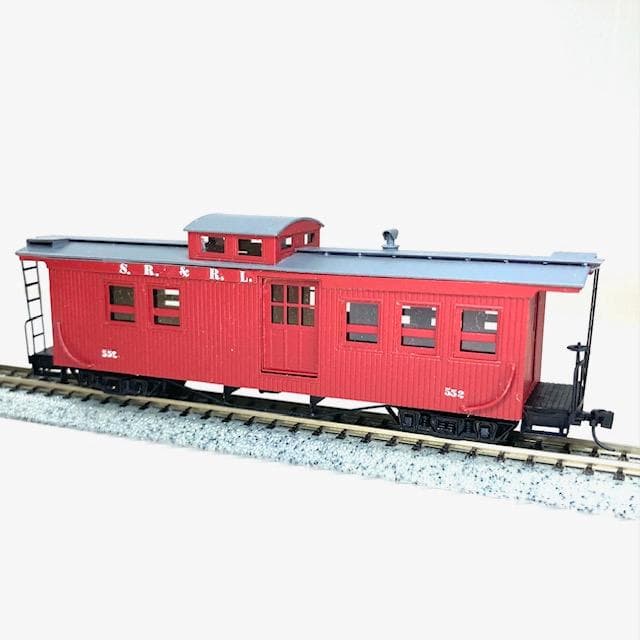 SR&RL Long Caboose KIT 珊瑚模型製 HOn30(9㎜)