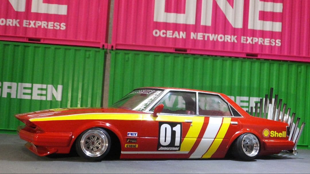 1/20 GX61　マークII ツインカム24 福岡仕様　道東仕様　ノンスリ