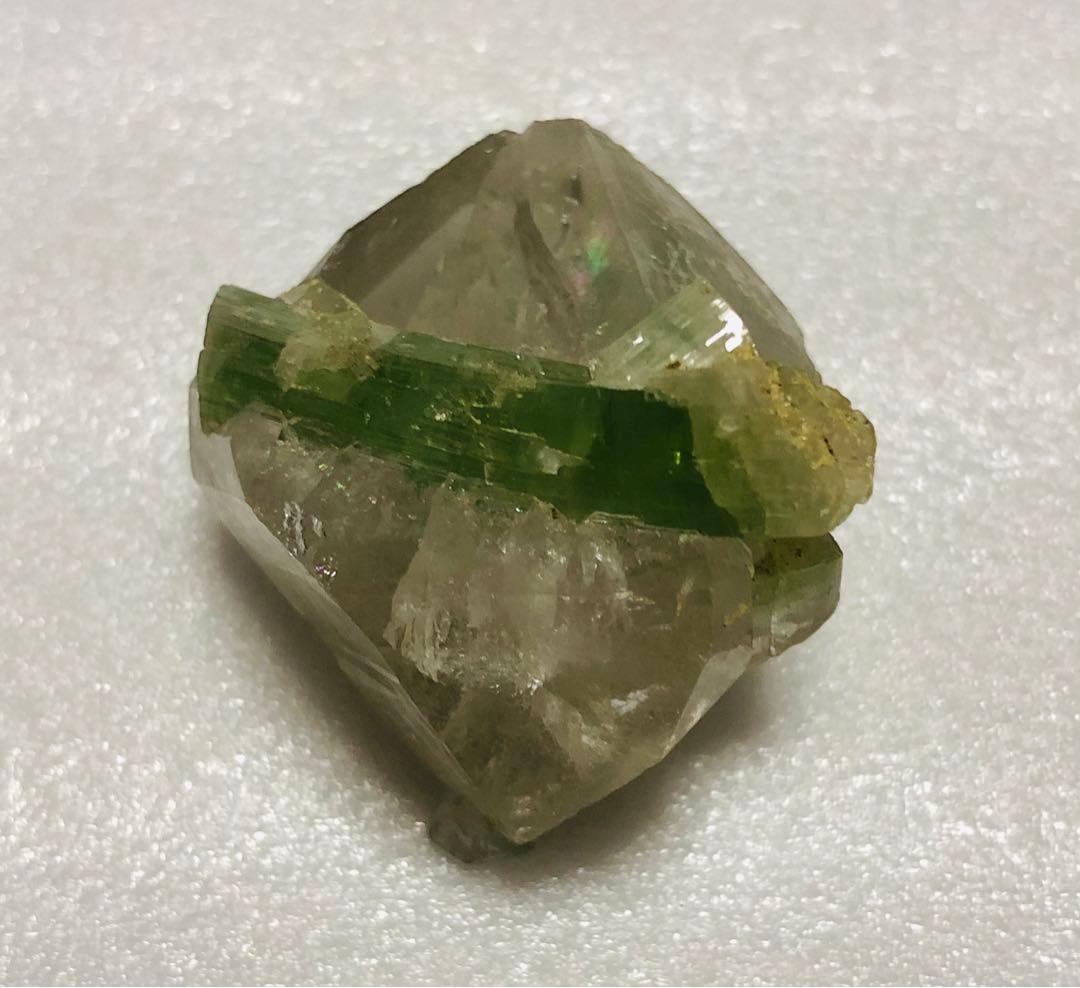 水晶 電気石 クリスタル グリーントルマリン パキスタン産