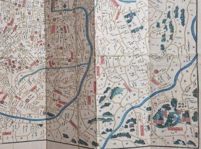 Amazon.co.jp: 16 天保改正御江戸大絵図 弘化2年改正 高井