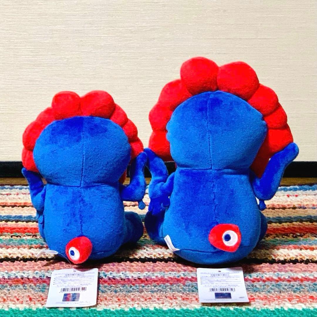 大阪関西万博会場限定ミャクミャク お座り もちもちぬいぐるみSS S 2点