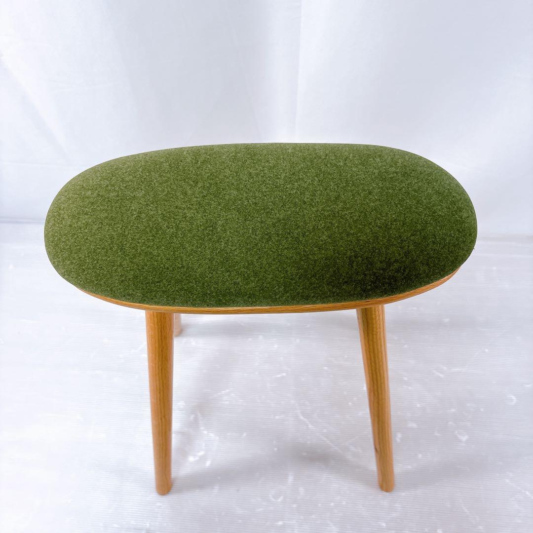 【極美品】ナガノインテリア スツール 木製 コッペスツール キッチンスツール