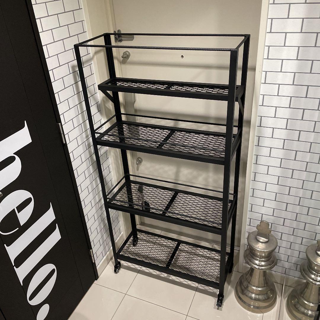 購入 汎用ビニール温室 キャスター付き 植物棚 エキスパンドメタル