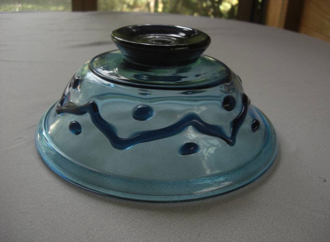 舩木倭帆さんの吹きガラス 大鉢 ボウル ガラス器 コンポート