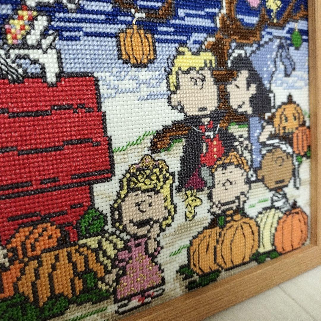 t様 フレーム付き価格 ホビーラホビーレ完成品 スヌーピーのハロウィンパーティ