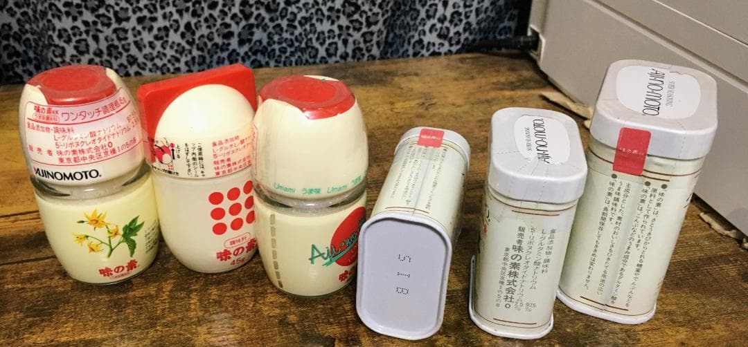 6点セット 味の素 激レア未開封 昭和レトロ ブリキ缶 ティン缶 ビン 調味