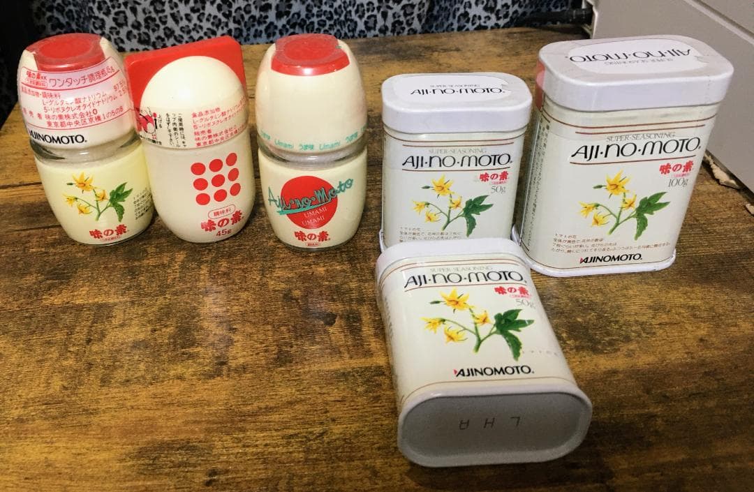 6点セット 味の素 激レア未開封 昭和レトロ ブリキ缶 ティン缶 ビン 調味