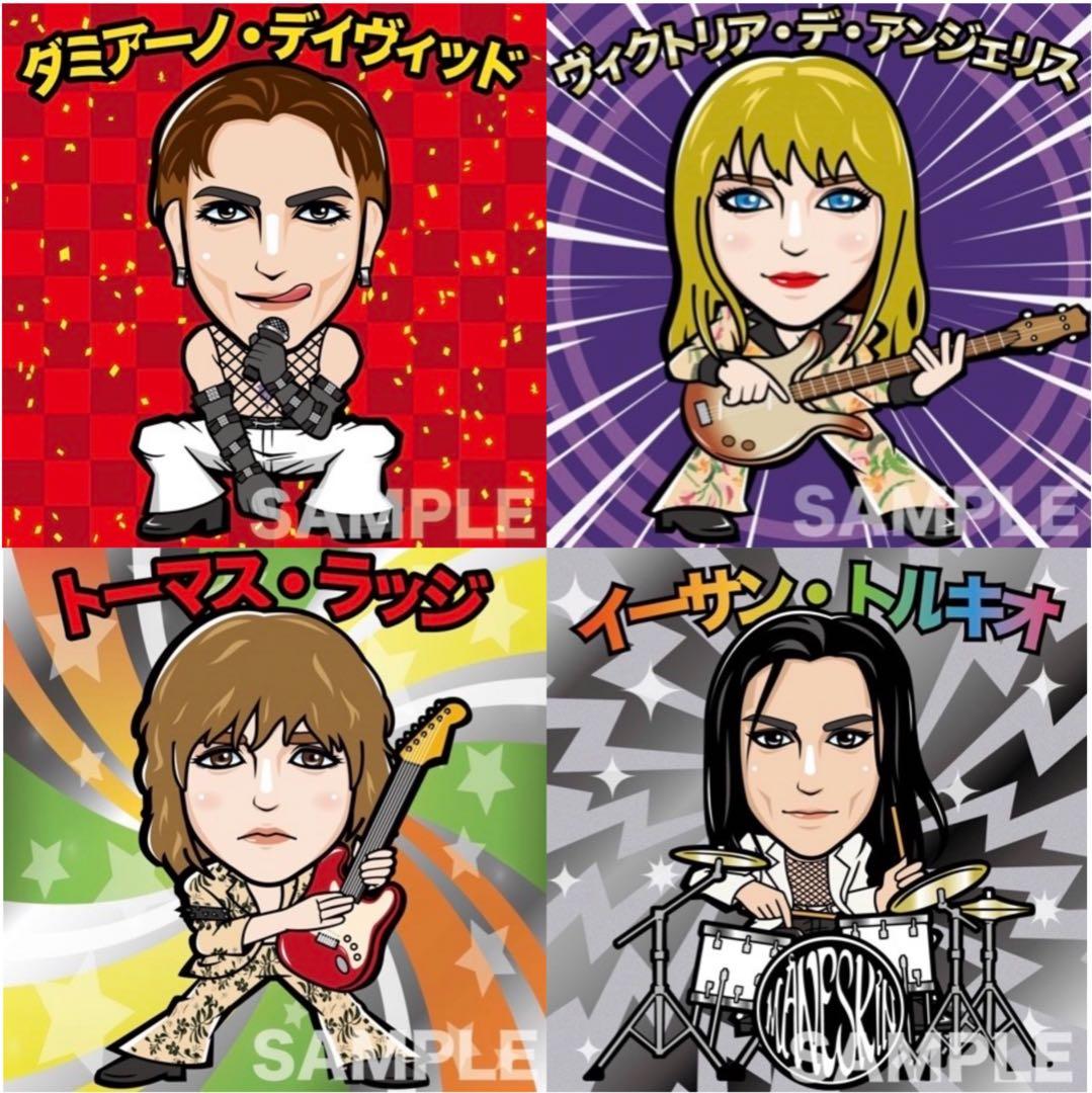 MANESKIN マネスキン　非売品ステッカー　コンプリート　モーネスキンシール Amazon.co.jp: MANESKIN マネスキン ステッカー コンプリート モーネ