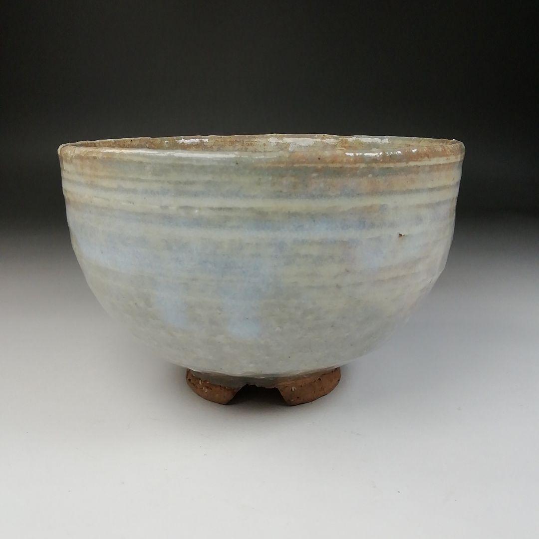 T87 茶碗 『萩茶碗』『泉流山 吉賀大雅』 共箱 抹茶碗 茶道具
